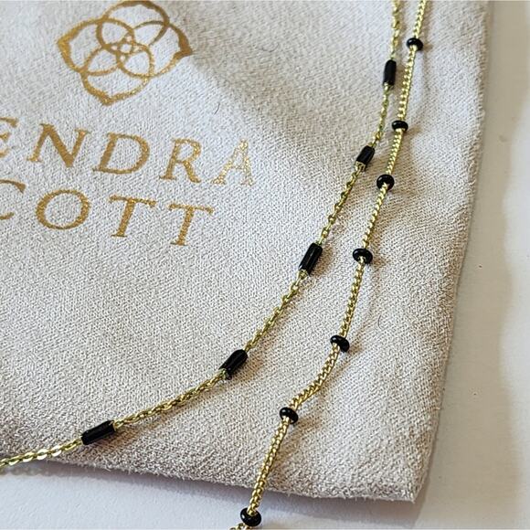 KENDRA DOTTIE MULTI STRAND GOLD NECKLACE - Picture 5 of 7